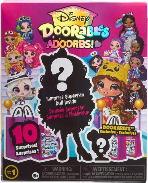 Actual product image Just Play Disney Doorables ADOORBS-Puppen mit Zubehör, 11-teilig, 14 cm grosse Überraschungs-Sammelpu