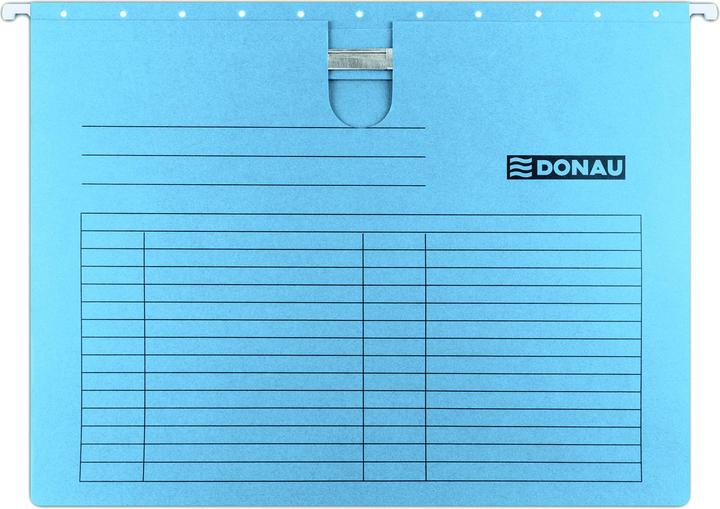 Produktbild Donau Hängemappe mit füllstreifenverschluss, a4, 230g/m2, blau
