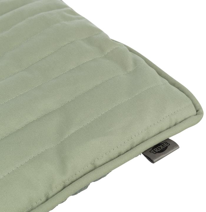 Actual product image Trixie Marley lying mat, square, 110 × 75 cm, sage (Dog)