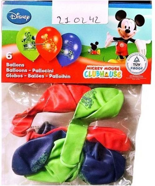 Produktbild Mickey Mouse Club House Ballons Latex Happy Birthday 6erPack (6 x)