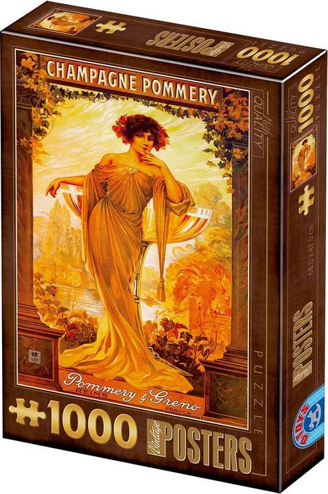 Image du produit D-Toys Puzzle 1000 Vieilles affiches, publicité de parfum (1000 pièces)