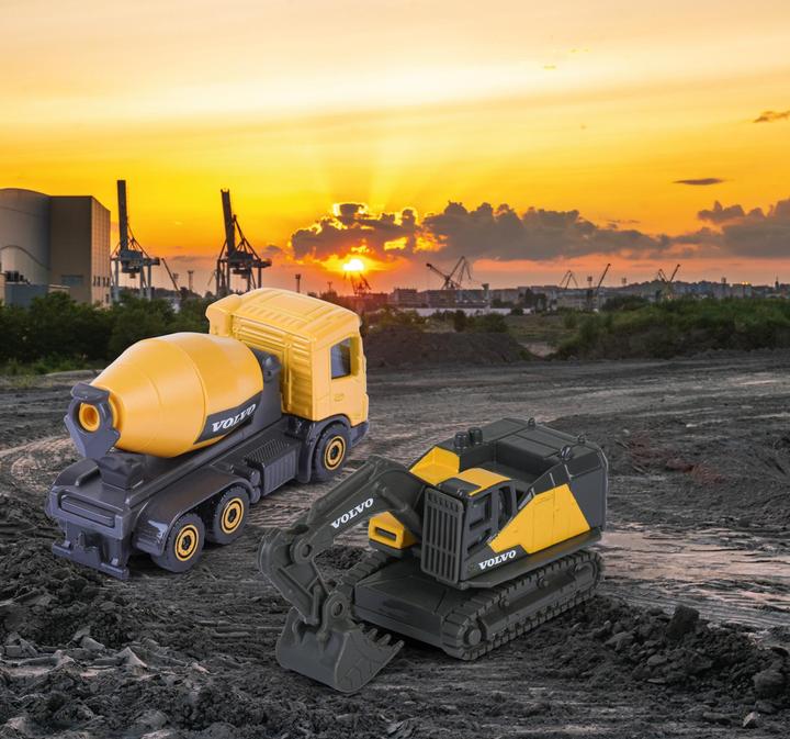 Actual product image Majorette Volvo Construction 3 Pieces Set, 2-sort.