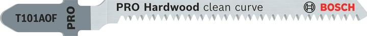 Image du produit Bosch Professional Zubehör Lame de scie sauteuse PRO Hardwood clean curve T101AOF, 83 mm, 3 pièces