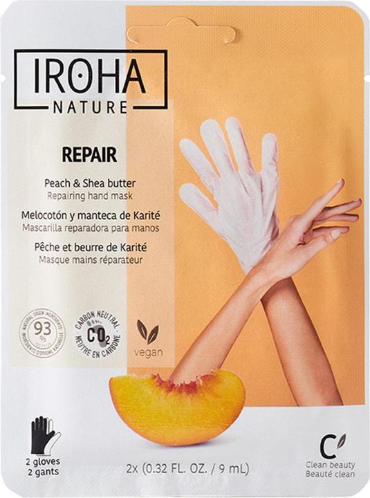 Produktbild Iroha Nature Nature - Hand Mask Gloves Repair Peach (30 g)