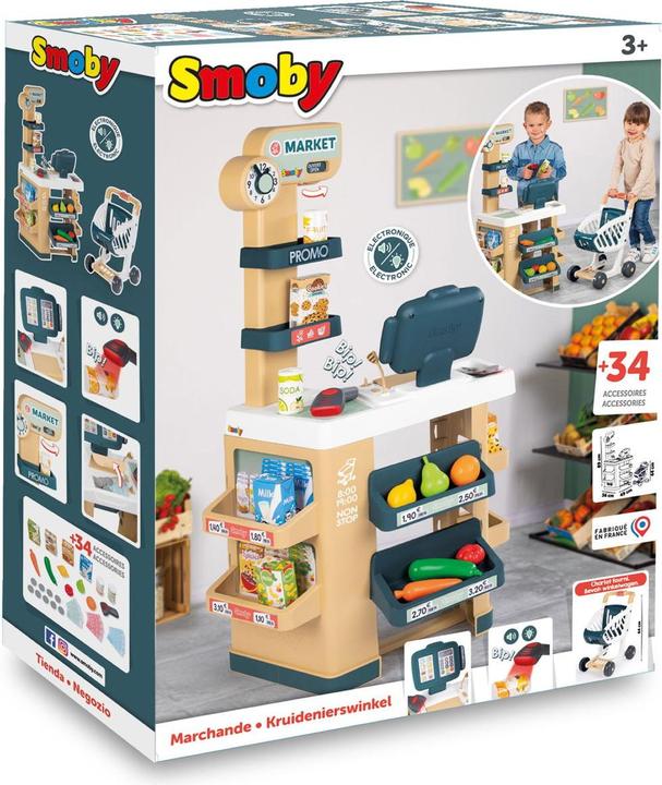 Productafbeelding Smoby Supermarkt met winkelwagentje