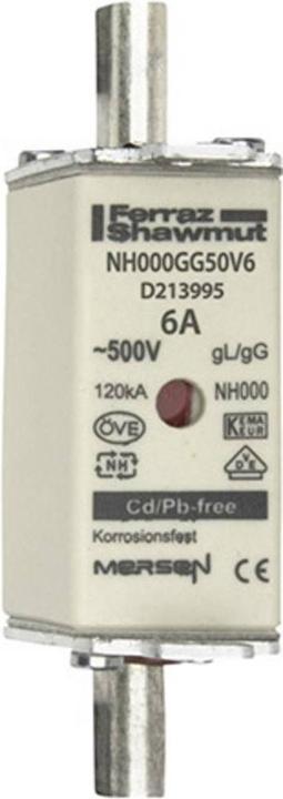 Produktbild Mersen NH-Sicherungseinsatz (6 A)