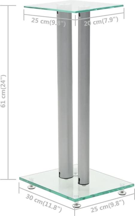 Actual product image vidaXL Lautsprecherständer (1 pair, Stand)