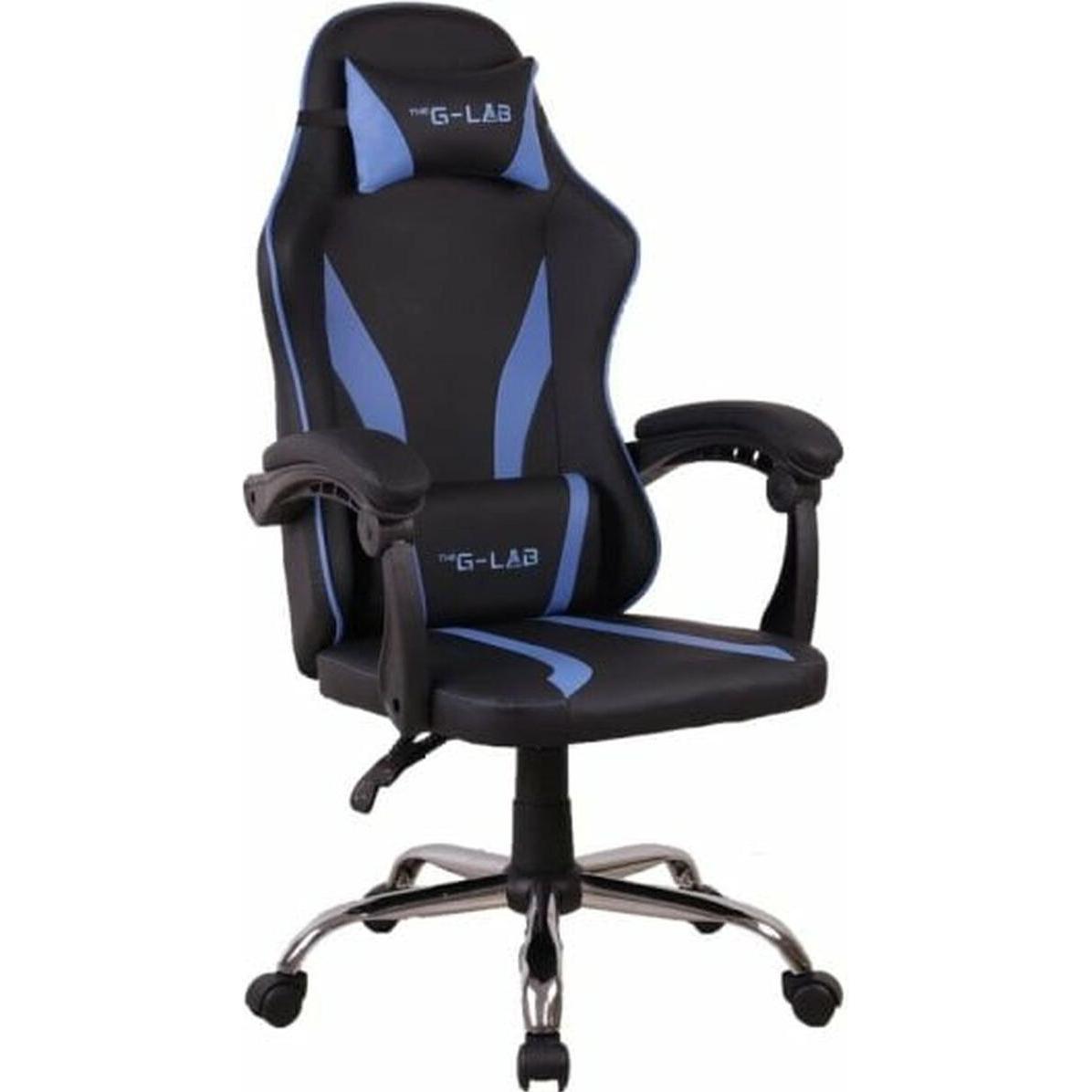 The G-Lab, Bürostuhl, K-Seat Neon - Noir/Bleu/Simili-cuir/1D
