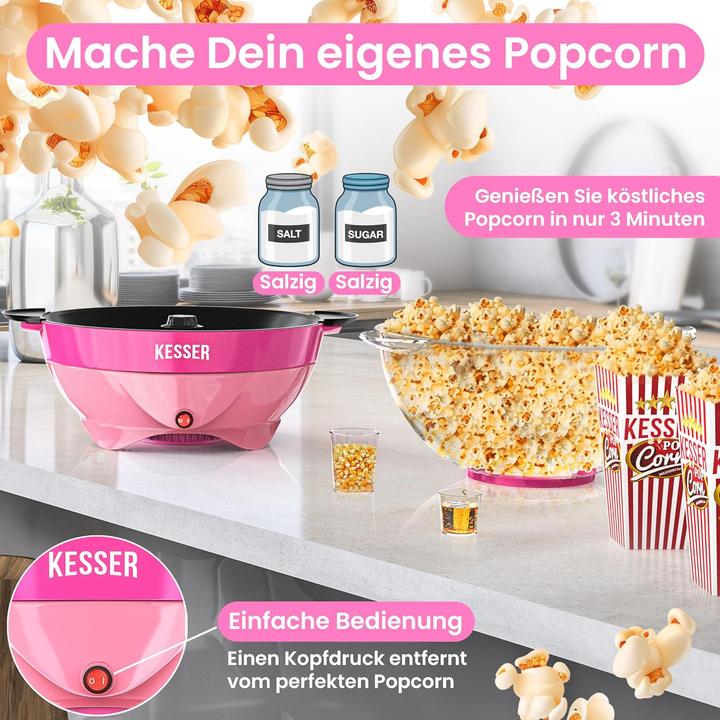 Actual product image Kesser Popcornmaschine 5,5L mit Antihaftbeschichtung
