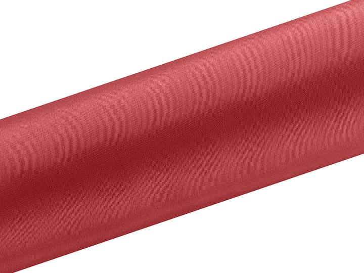 Immagine prodotto Partydeco Satin Plain, rosso, 0,16 x 9m (1 pz. / 9 lm)