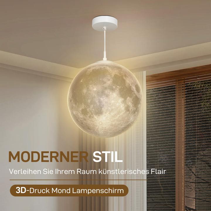 Produktbild Homcom Pendelleuchte ABS Weiss (E27, 806 lm)