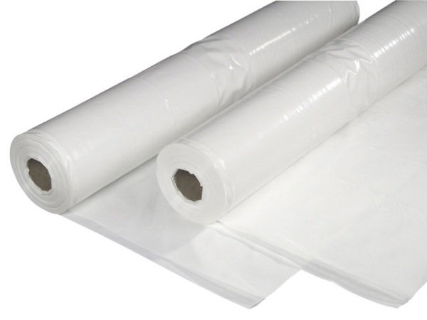 Actual product image Antalis Plastic PE white 2x50mx0,15mm UV-b 13,8kg 1 time folded - (50 metres per roll) (50 m)