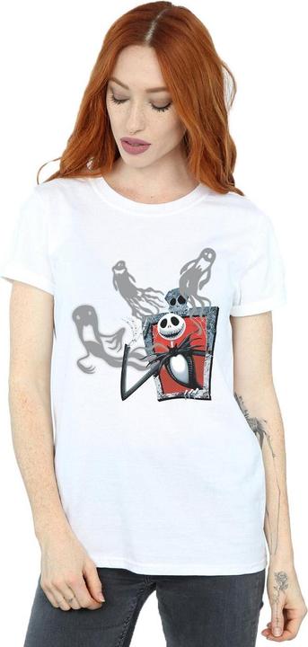 Immagine prodotto Disney Nightmare Before Christmas Ghosts Of Jack Maglietta Ampia Donna (XL)