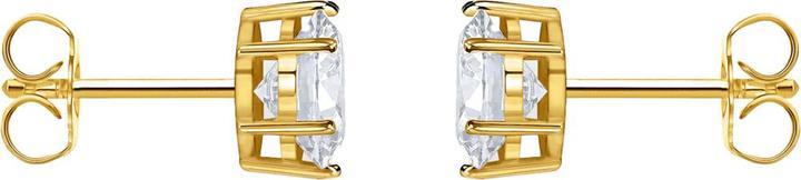 Immagine prodotto Thomas Sabo Orecchini con pietra bianca taglio brillante (Argento 925, Doratura in oro giallo 750)