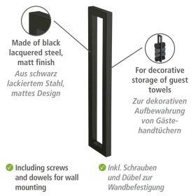 Produktbild Wenko Handtuchhalter Mod. Reitani aus lackiertem Stahl