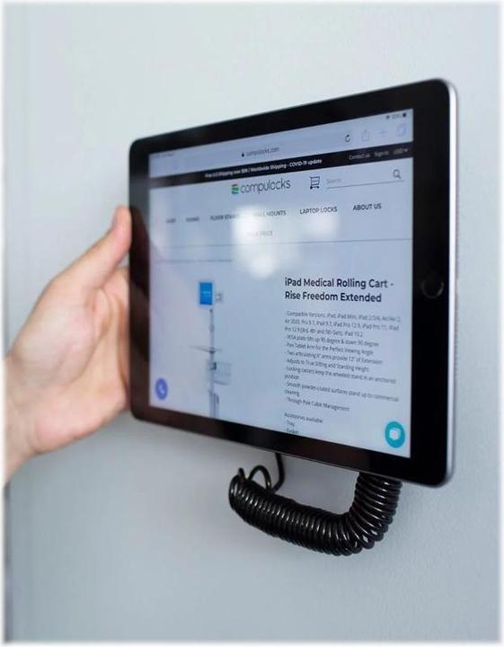 Actual product image Maclocks VESA Wall Mount Bracket with Security Slot - Black