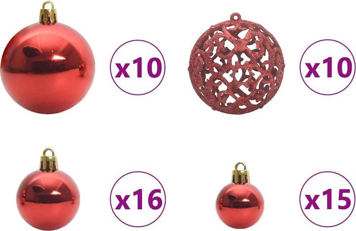 Produktbild vidaXL Künstlicher vorbeleuchteter Weihnachtsbaum 400 cm Grün (400 cm)