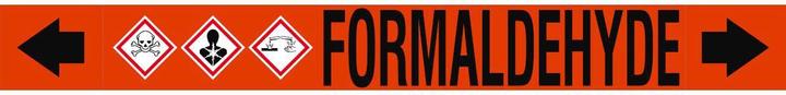 Actual product image Brady ASME - Pipe markers - Formaldehydes
