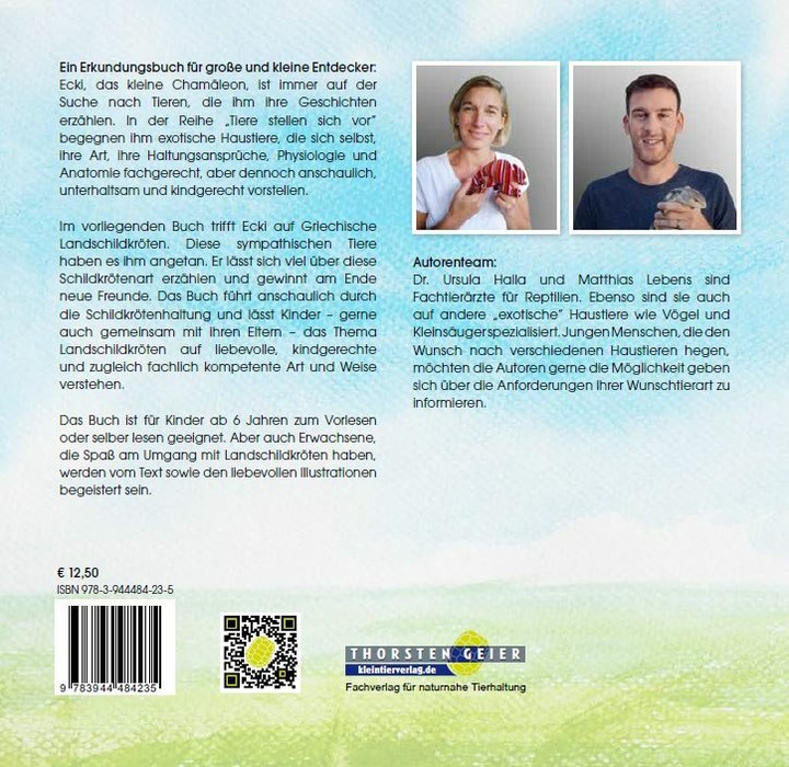 Produktbild Griechische Landschildkröten (Deutsch, Matthias Lebens, Ursula Halla, 2019)