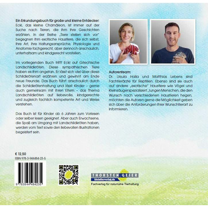 Thumbnail - Griechische Landschildkröten, Ratgeber von Matthias Lebens, Ursula Halla