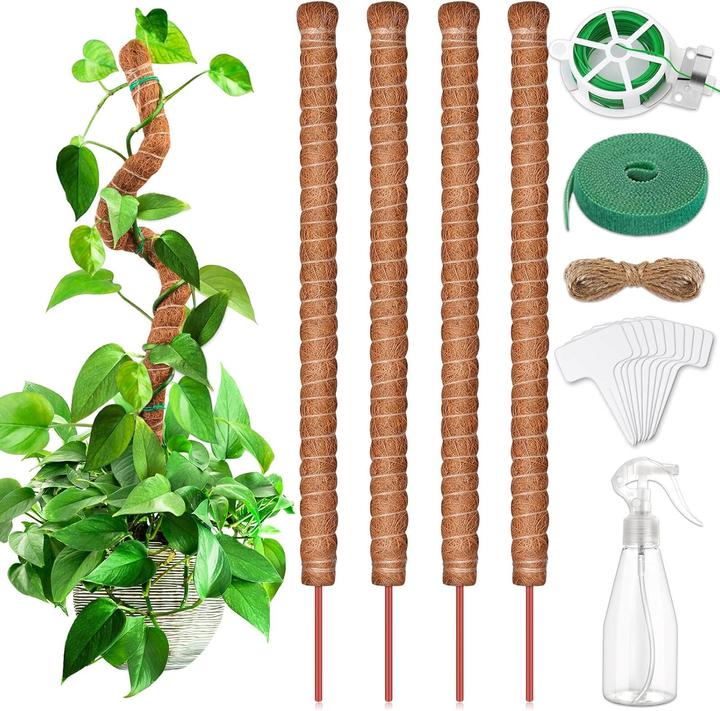 Modacraft 18-teiliges Pflanzenstab Set (64 cm, 3 cm)