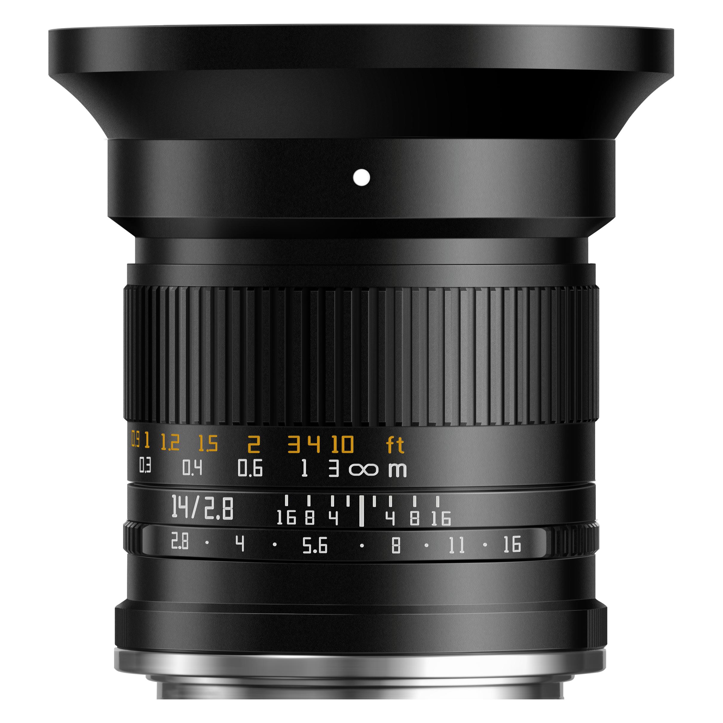 TTArtisan 14mm F2.8 Nikon Z (Nikon Z, Vollformat), Objektiv, Schwarz