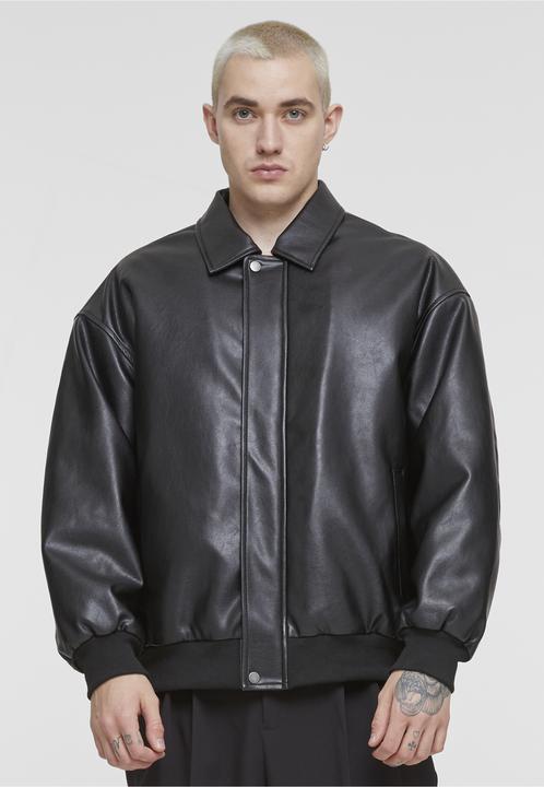 Actual product image Urban Classics Synthetic Leather Blouson black S (S)