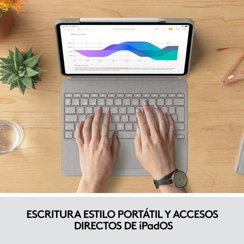 Actual product image Logitech Combo Touch (Eng. Int., iPad Pro 12.9 2022 (6th Gen), iPad Pro 12.9 2021 (5th Gen))