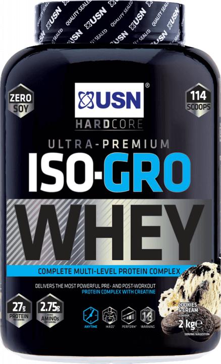 Actual product image USN ISO-GRO Whey (2000 g, 1x)