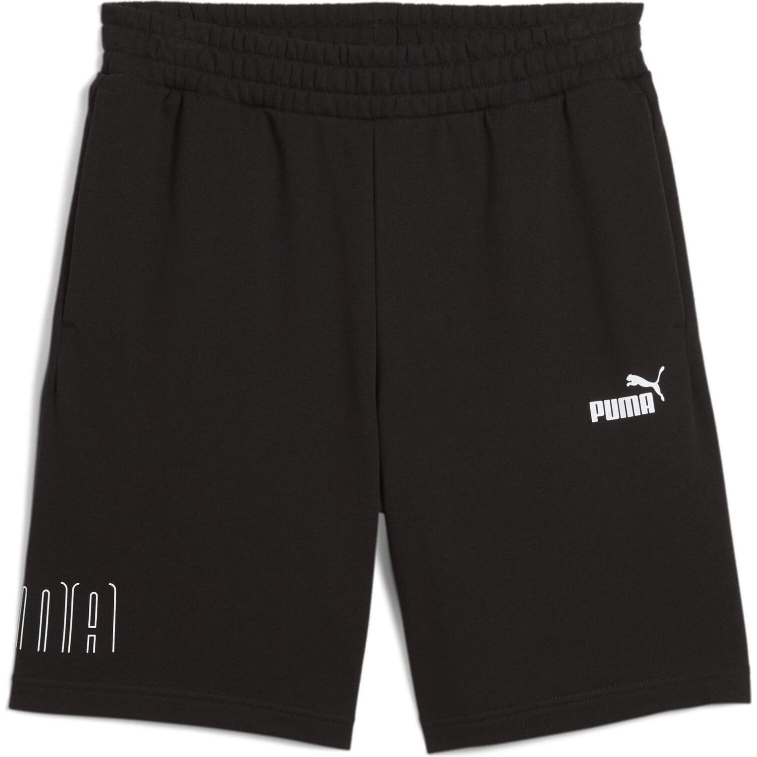 Puma, Herren, Sporthose, SPORT Graphic Shorts 9" TR (L), Schwarz, L