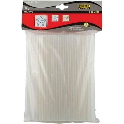 Modecom, Heisskleber, glue sticks for plastic 12 mm x 200 mm transparent 50 pcs 1kg PRO-T (MN-97-994-1)