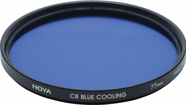 Actual product image Hoya 55.0mm C8 Blue Cooling (HO-C8B55) (55 mm, Colour filters)