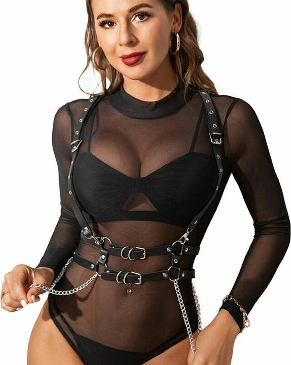 Actual product image Subblime Harness With Strap And Chain??Details One Size