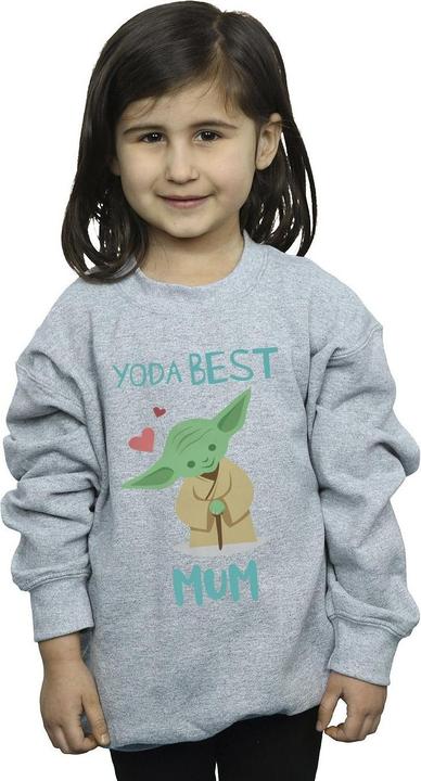 Produktbild Star Wars Yoda Best Mum Sweatshirt Mädchen (128)