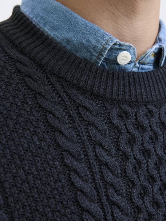 Image du produit Jack & Jones Einfarbig Strickpullover Strickpullover (M)