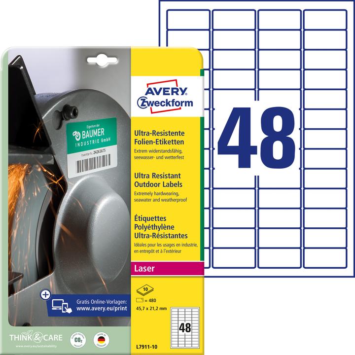 Image du produit Avery Étiquettes A4