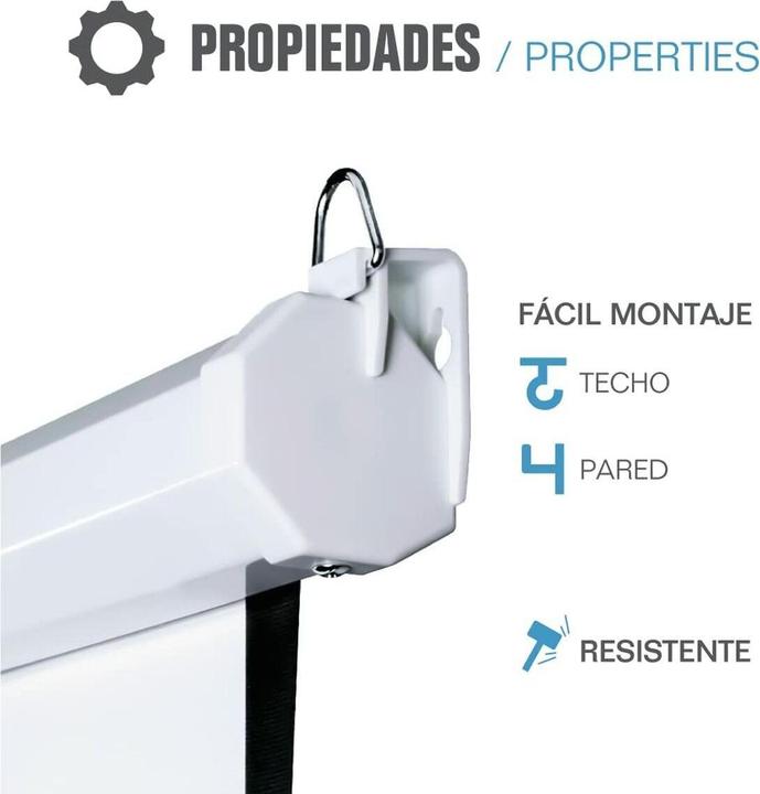 Productafbeelding Iggual Elektrische Panorama-Leinwand PSIPS184 80" (184 x 104 cm) 84" (80", 16:9)