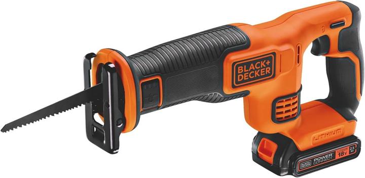 Actual product image Black & Decker BLACK+DECKER BDCR18E1-QW Reciprozaag - 18V - 15cm zaagblad - incl. accu en lader