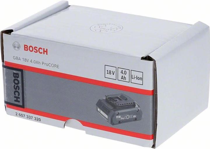 Actual product image Bosch Professional Zubehör Battery GBA 18 V 4.0 Ah ProCore (18 V)