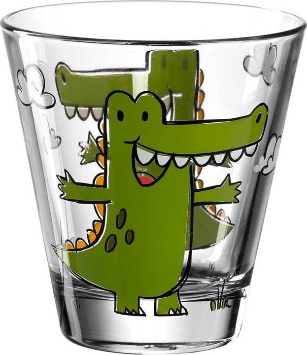 Immagine prodotto Leonardo Bicchiere Bambini Crocodile 120 ml, 6 pezzi