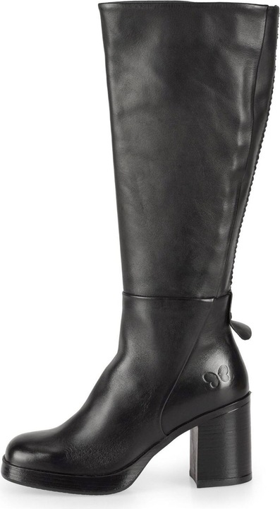 Produktbild Felmini VALERIA D577, der Stiefel mit Absatz von, ist aus reichem cognacfarbenem Leder gefertigt und (40)