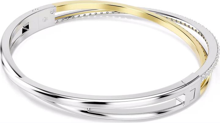 Produktbild Swarovski Hyperbola Armreif Rundschliff Weiss (5.40 cm, Swarovski Metall)
