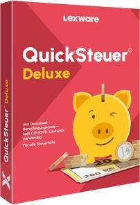 Lexware QuickSteuer Deluxe 2026 Box (1 User, 12 Monate)