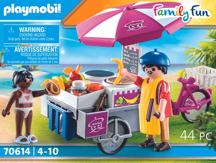 Playmobil Vente de crêpes mobiles (70614, Playmobil Family Fun)