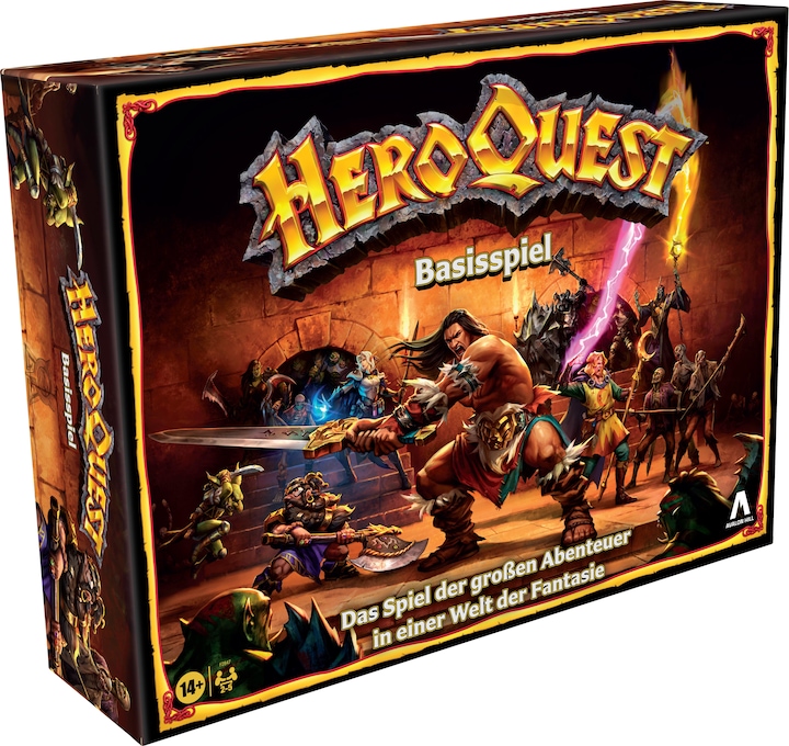Actual product image Hasbro Gaming HASD0048 - HeroQuest - Brettspiel, für 2-5 Spieler, ab 14 Jahren (DE-Ausgabe) (German)