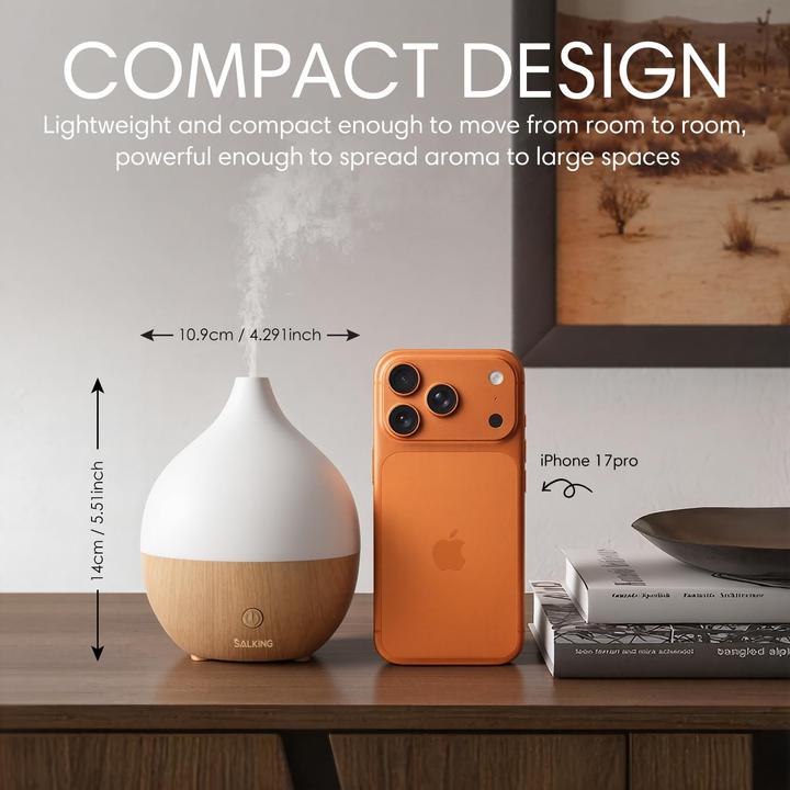 Produktbild Alopini Aroma Diffuser Essential Oils, Aromatherapy Room Fragrance Ultrasonic Diffuser 100 ml (100 ml)