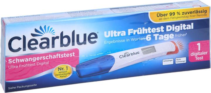 Produktbild Clearblue Schwangerschaftstest Ultra Frühtest Dig, 1 St. Test (1 x)