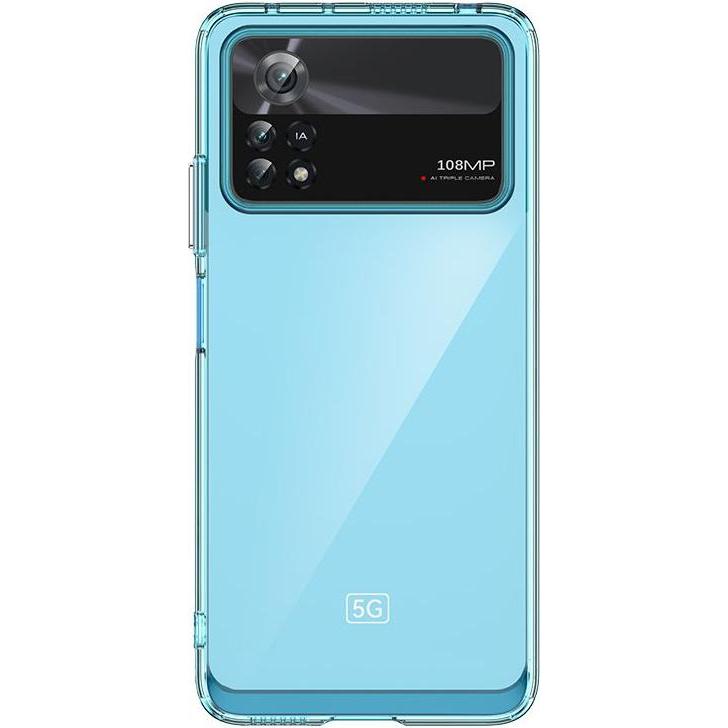 Thumbnail - Hurtel Outer Space Case for Xiaomi Poco X4 Pro 5G cover with a flexible frame blue (Xiaomi Poco X4 Pro 5G), Smartphone H...