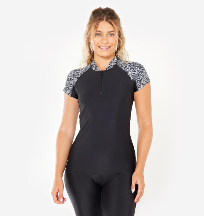 Image du produit Nabaiji Top manches courtes d'aquagym et d'aquafitness Femme - Rachel noir (44)
