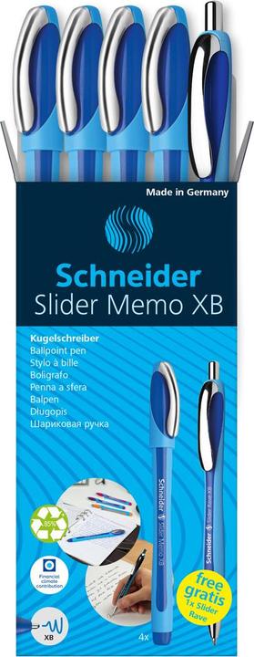 Actual product image Schneider Kugelschreiber (Cyan-blue, 5 x)
